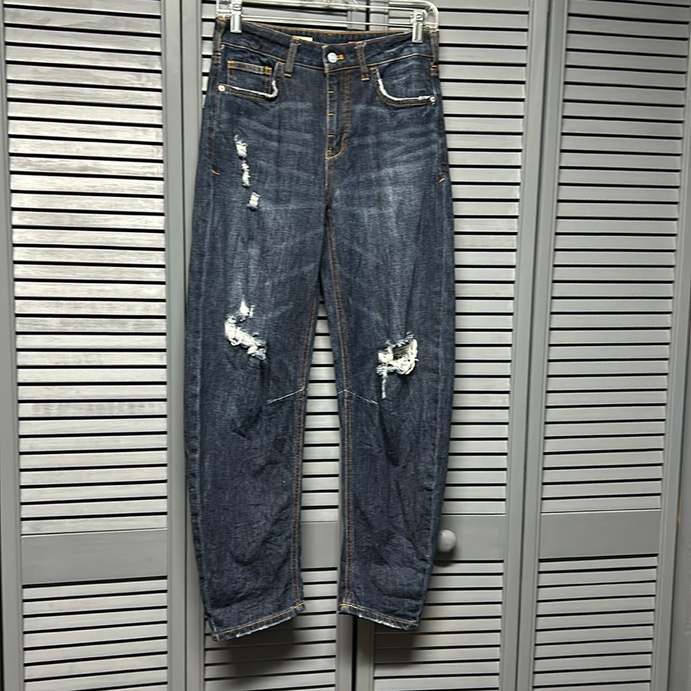 NWOT Pilcro Anthropologie The Bow Boyfriend Baggy Jeans Women...